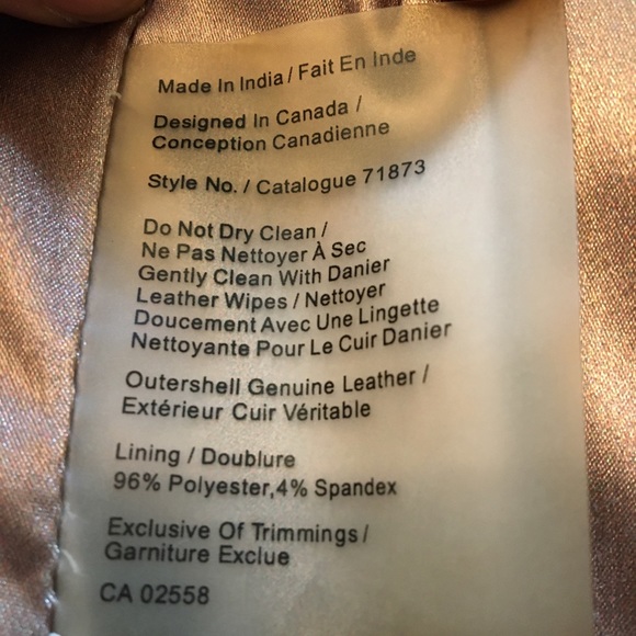 (Sold) Danier Buttery Soft Leather Jacket - Picture 2 of 4